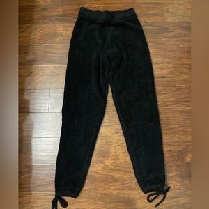 P’Tula Women’s Black Tie Jogger Pants Size S